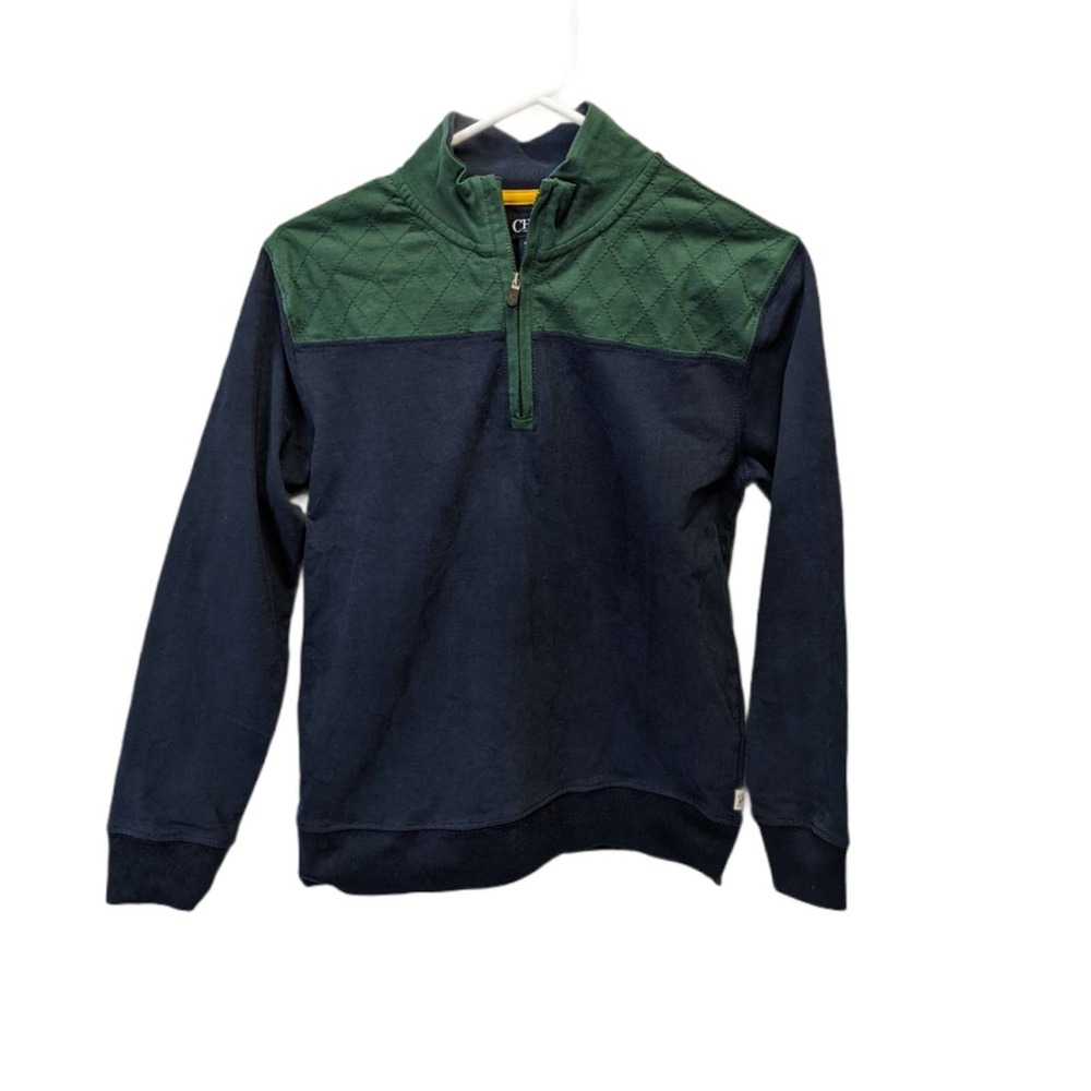 #14 Kids Chaps long-sleeve bi-color zippered shirt NWT
